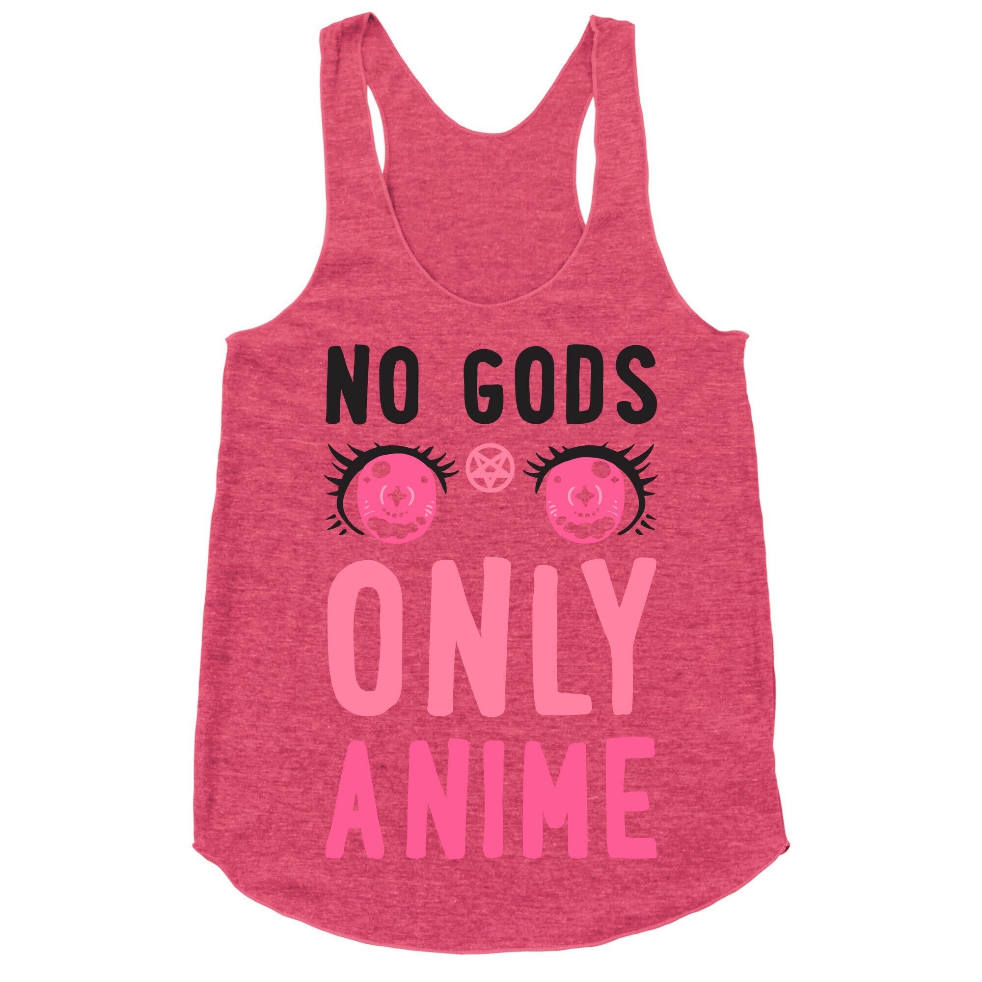 No Gods Only Anime Racerback Tank